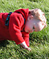 Checking the turf