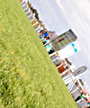 Sarah's view of the finish